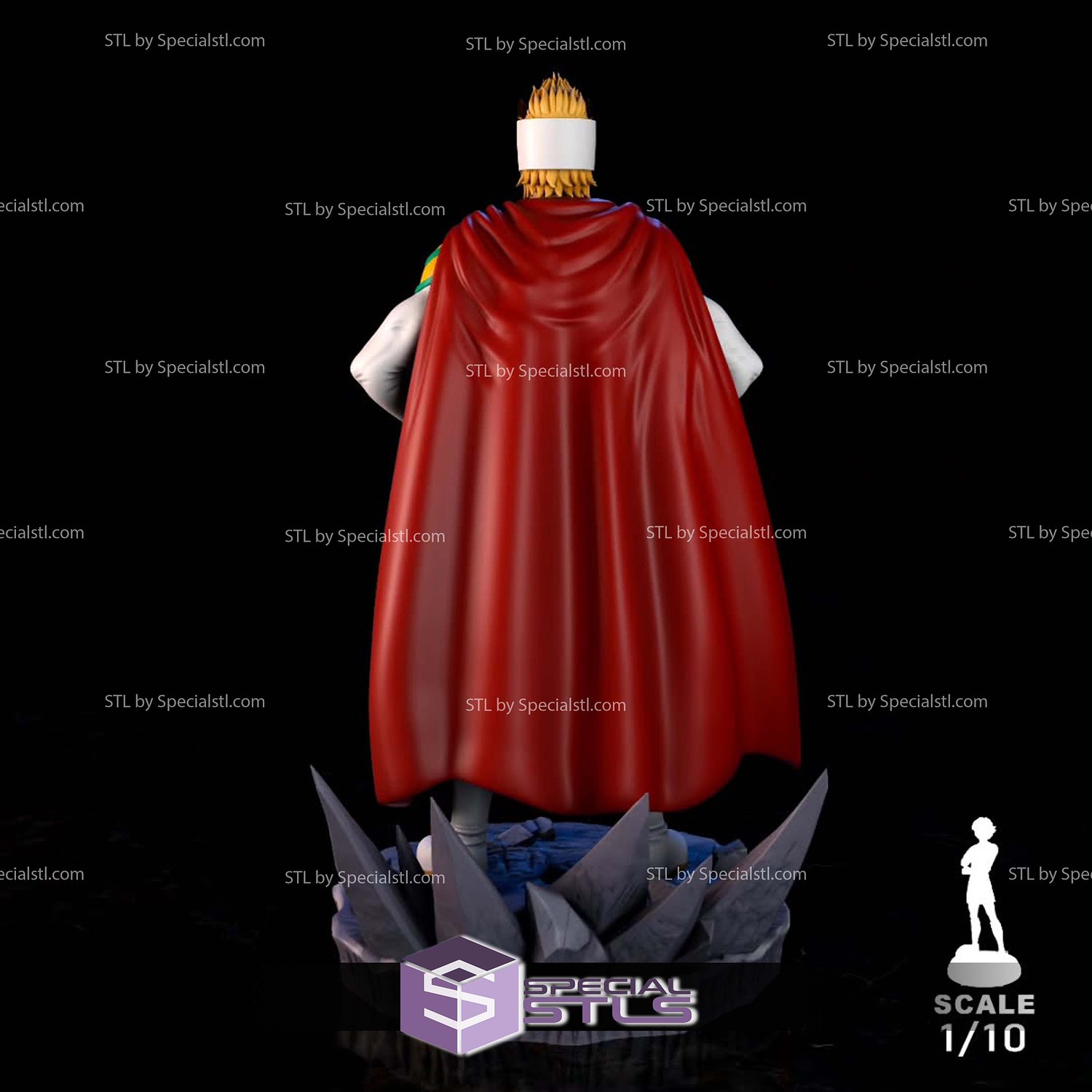 Mirio Togata Stand 1-10 STL Files 3D Model — view 2