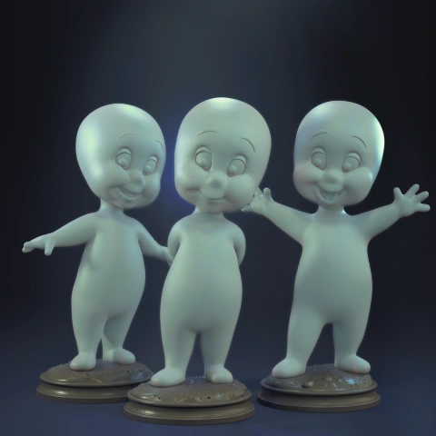 Casper Standing Pose 3D Printer Files | Assembly STL Model