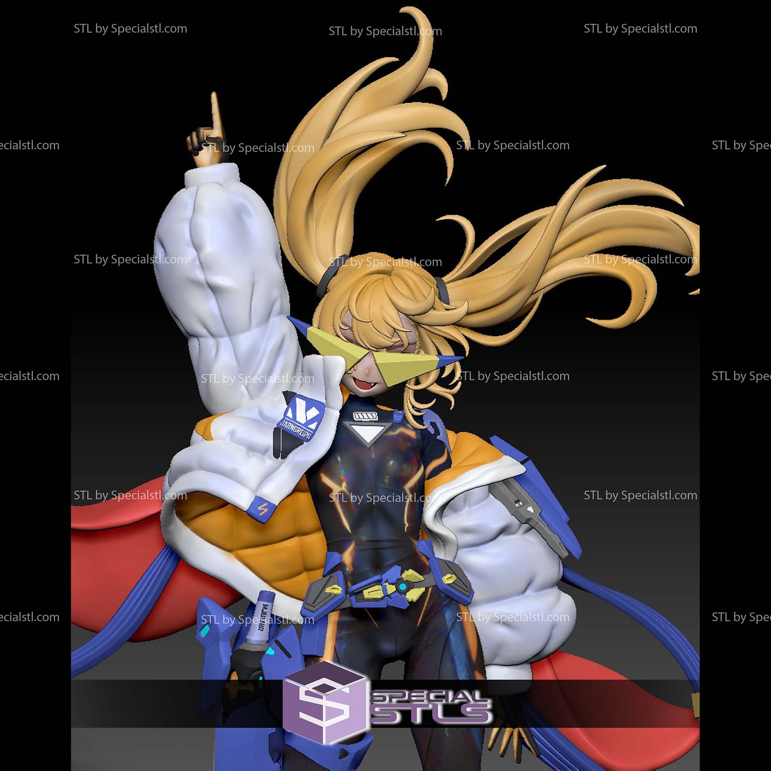 Laplace Nikke STL Files 3D Model — view 2