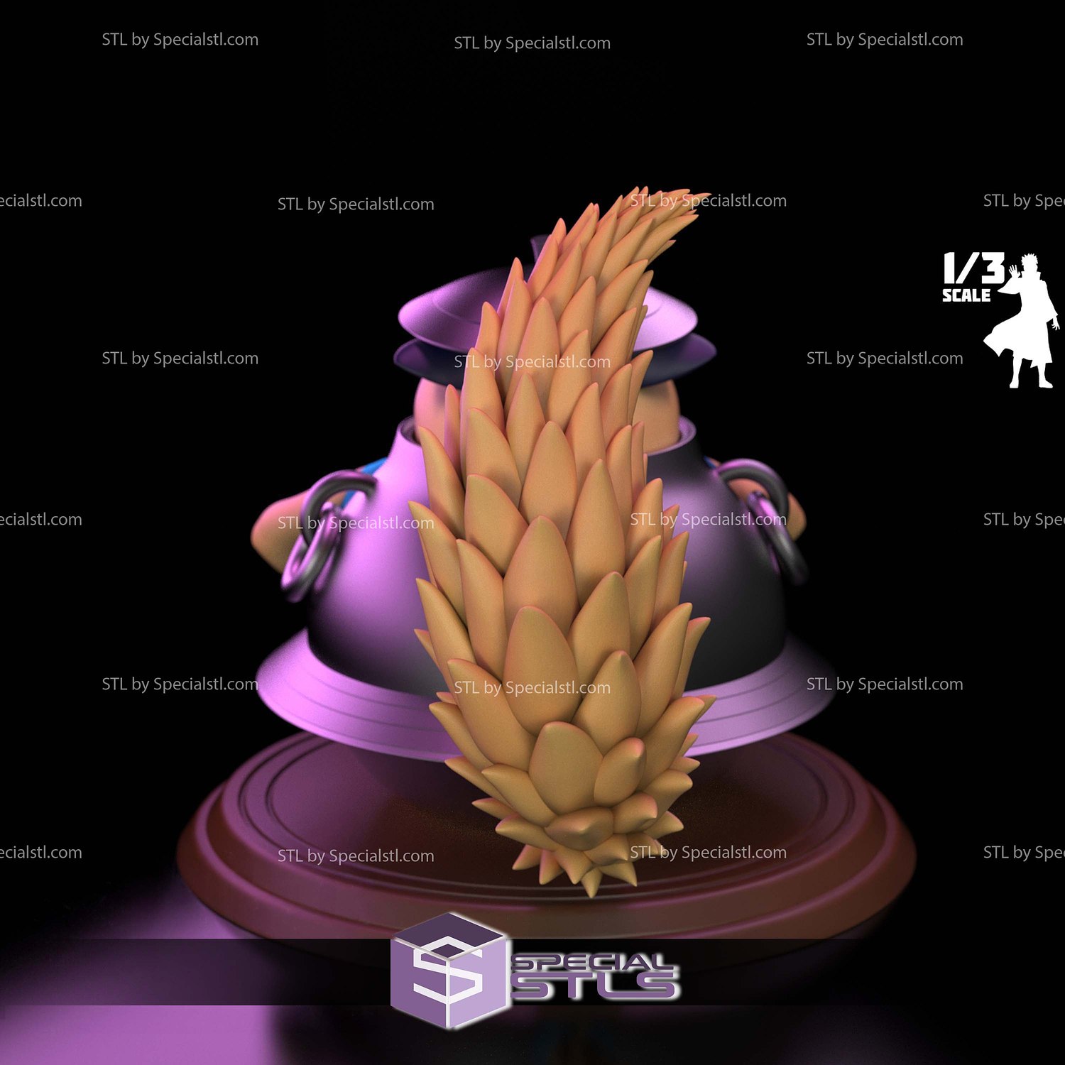 Teapot Shukaku Naruto 3D Printer Files STL Model — view 3