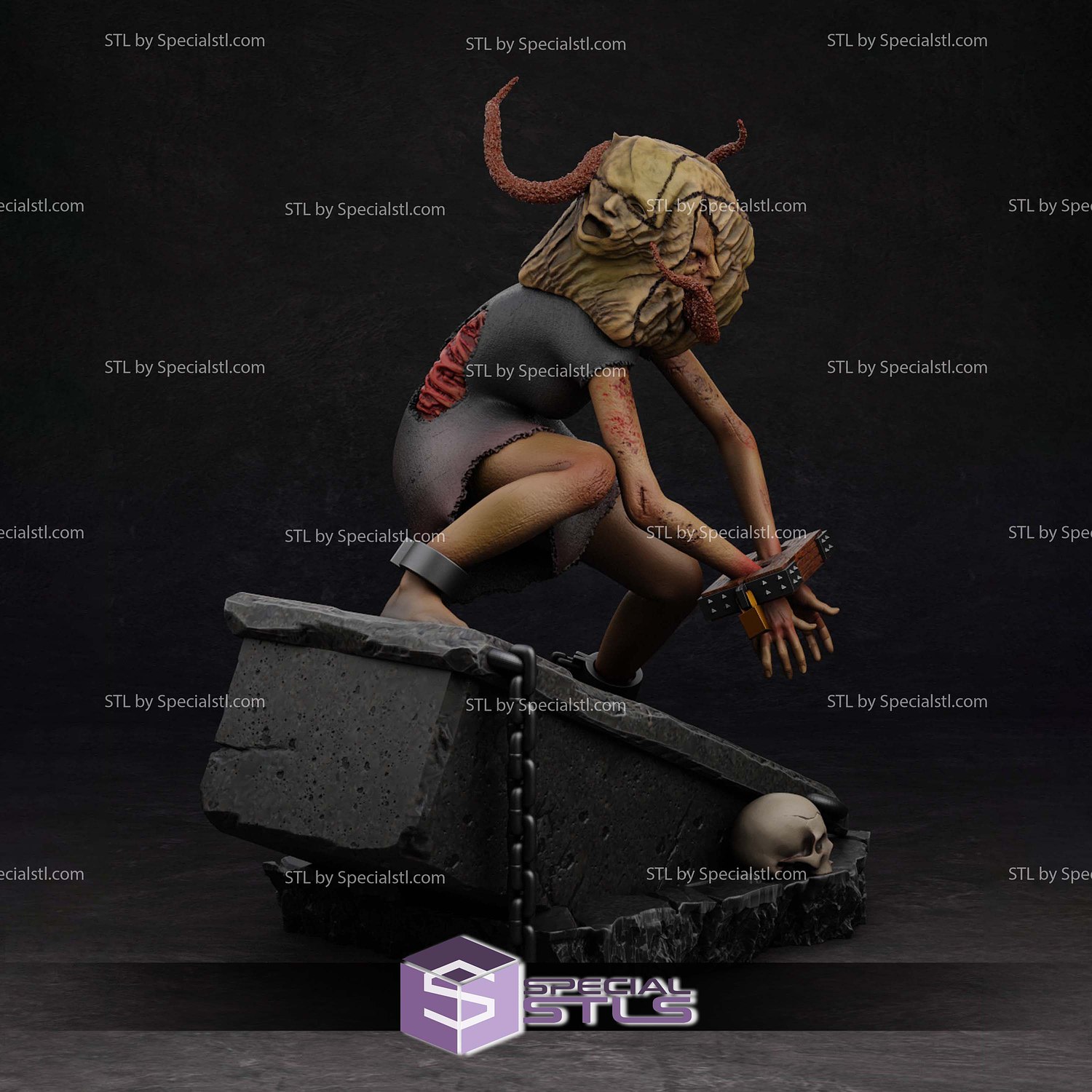 Lisa Trevor Resident Evil 3D Printer Files STL Model — view 2