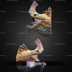 Tarkan the Behemoth Bust STL Files 3D Model