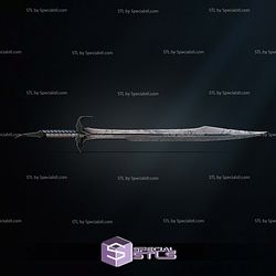 Cosplay STL Files Gamora Sword 3D Model