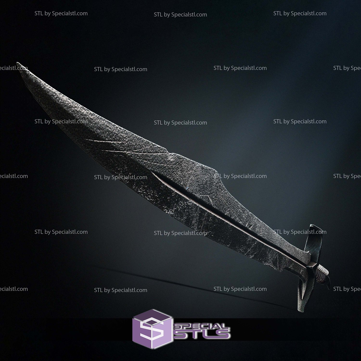 Cosplay STL Files Gamora Sword 3D Model — view 4