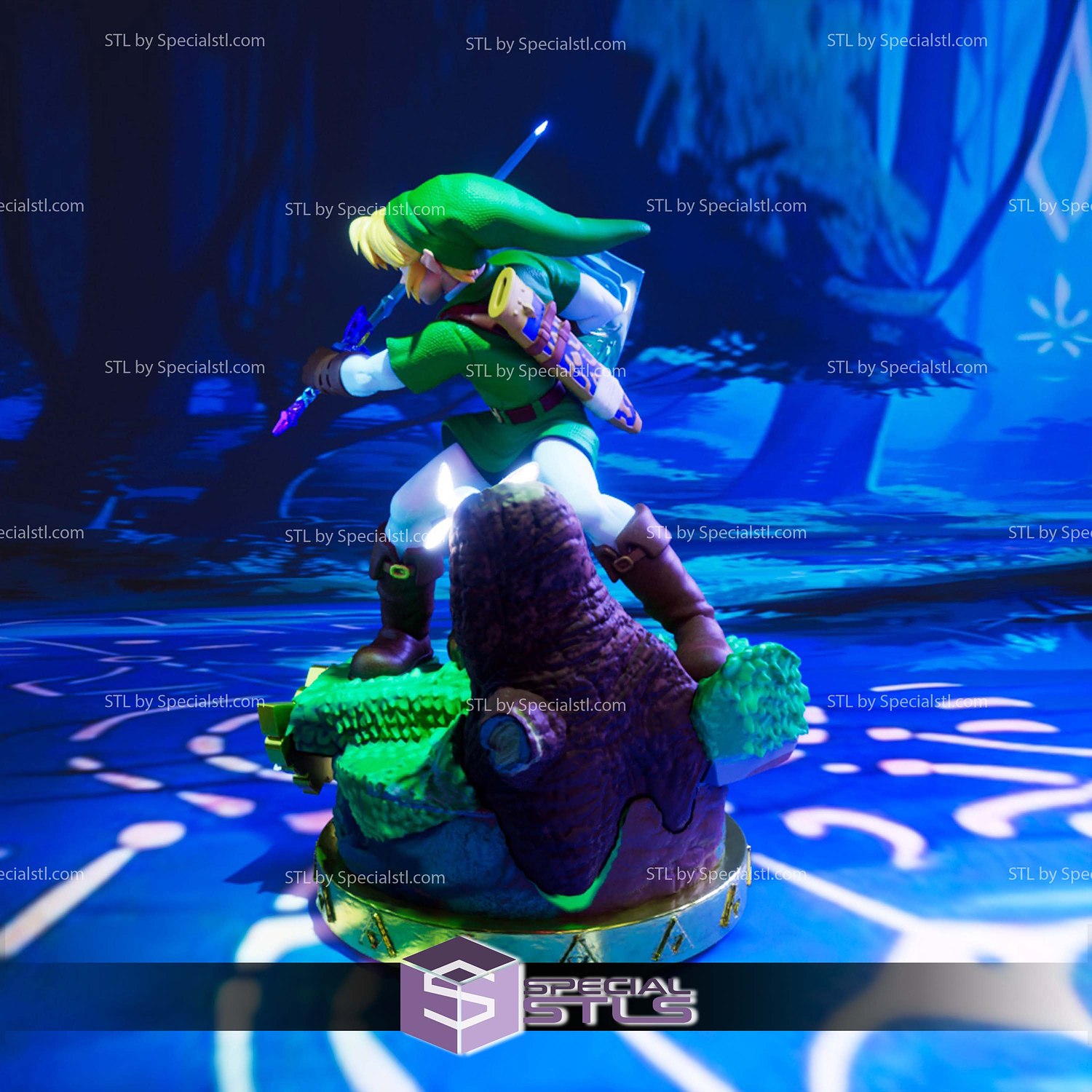 Link Ocarina Of Time 3D Printer Files STL Model — view 3