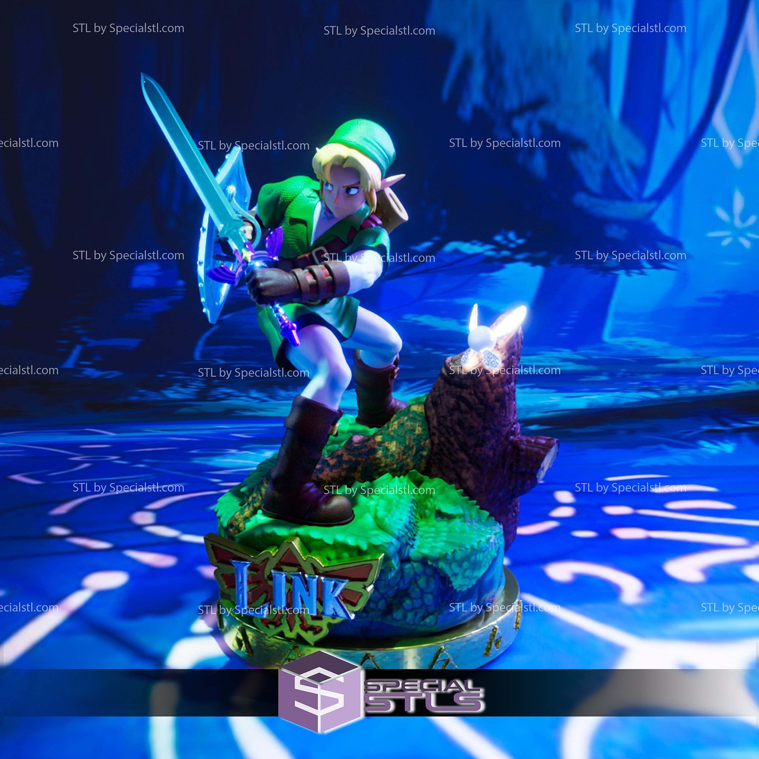 Link Ocarina Of Time 3D Printer Files STL Model — view 4