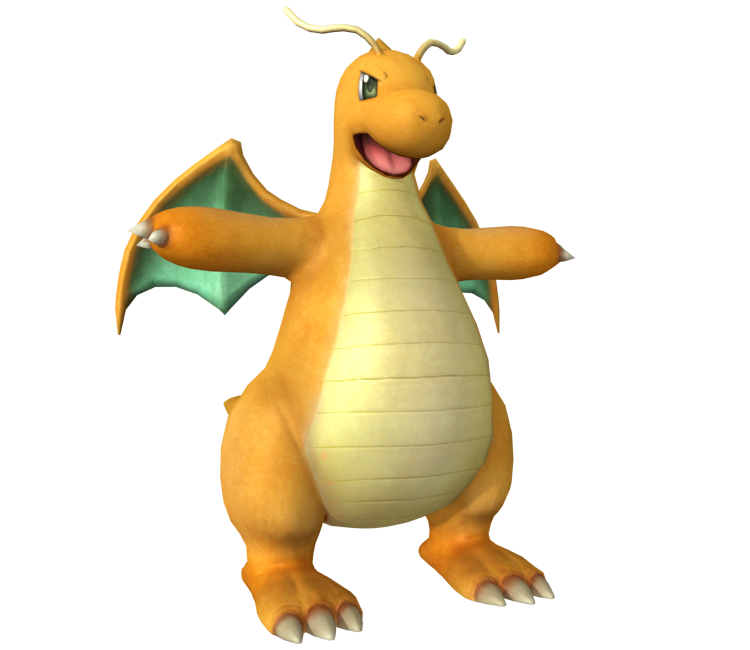 Pokemon Dragonite 3D STL Model