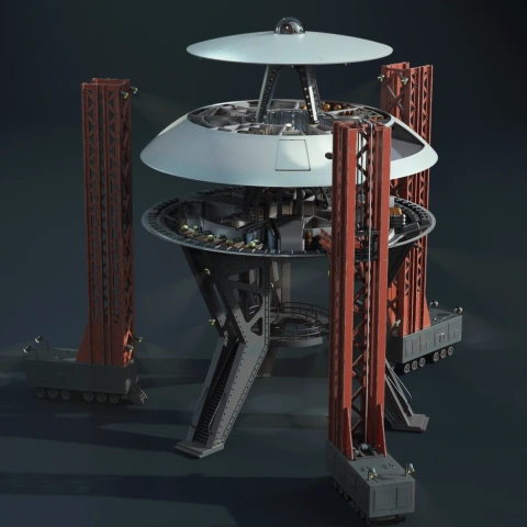 Jupiter 2 Kit 3: Stand 3D Printer Files | Assembly STL Model