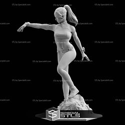 Sonya Blade Mortal Kombat Basic 3D Printer Files STL Model
