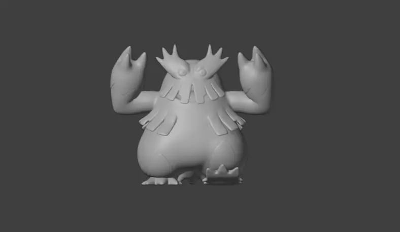 Abomasnow Pokemon 3D STL Model