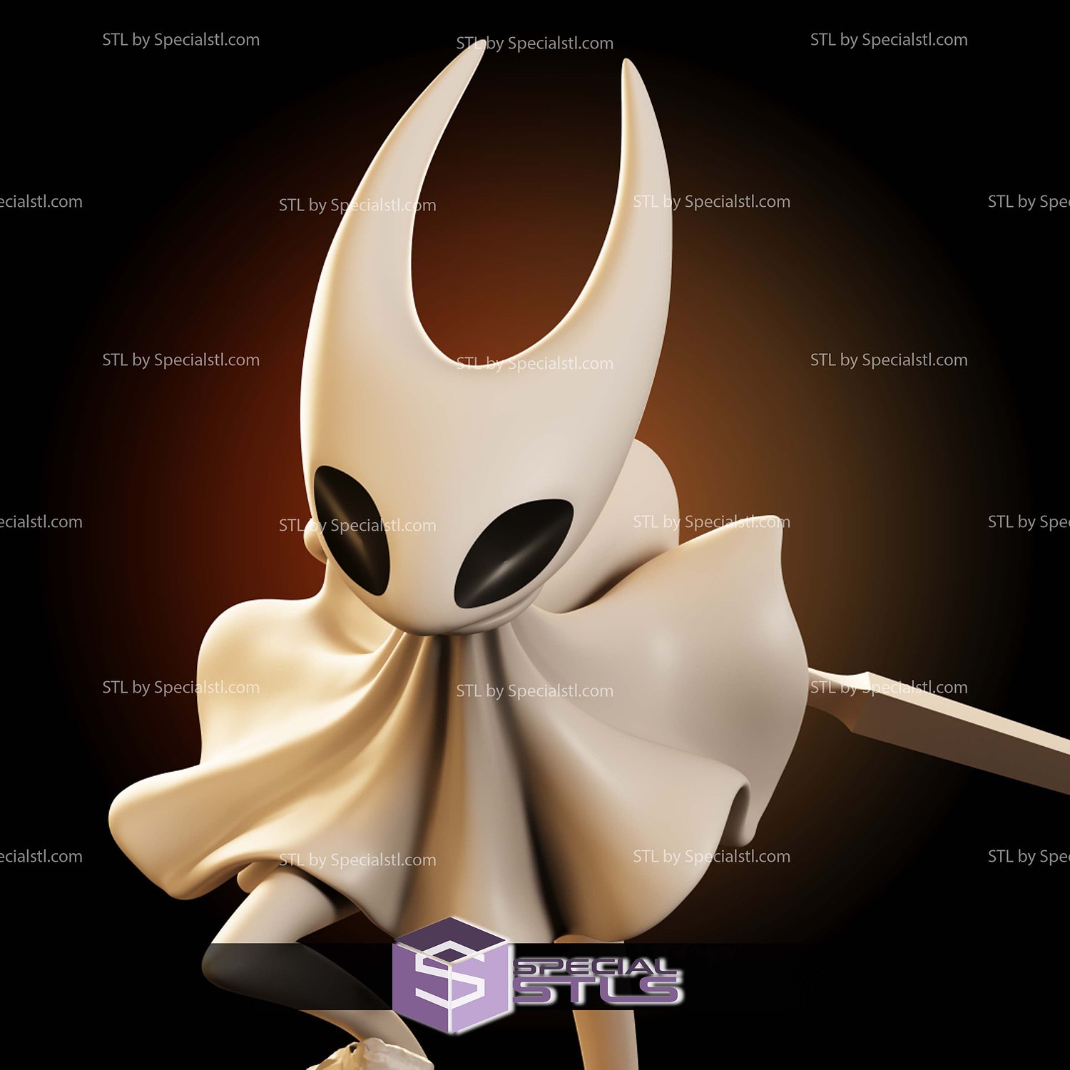 Hornet Original Hollow Knight Silksong STL Files 3D Model — view 4