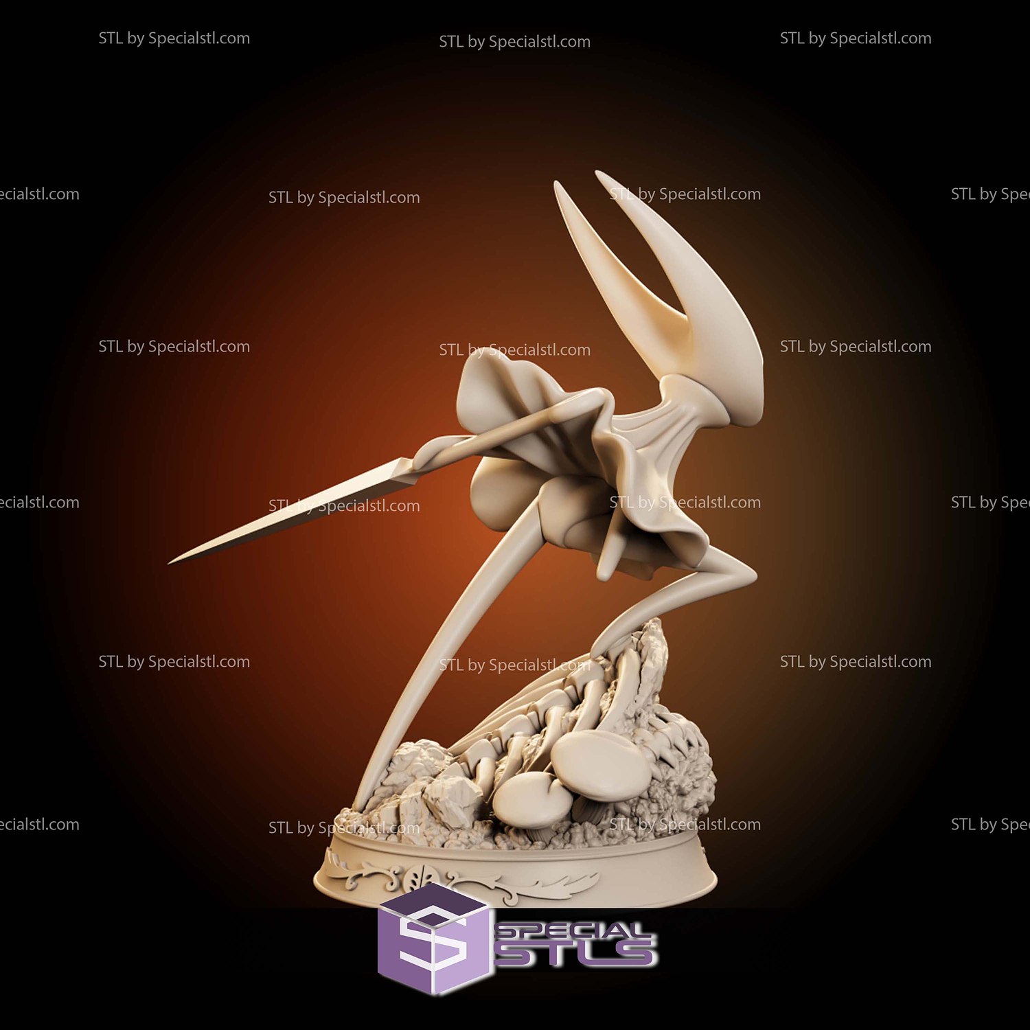 Hornet Original Hollow Knight Silksong STL Files 3D Model — view 5