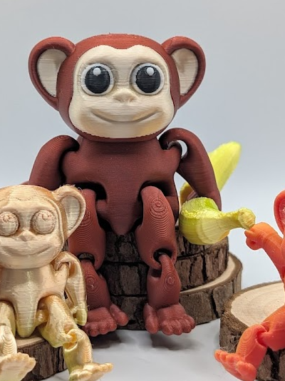 Banana for Built_Over_Bot Monkey 3D STL Model