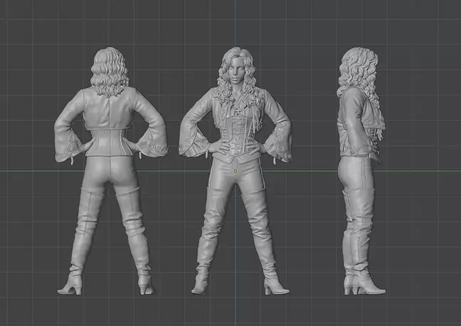 Anna Valerious - Character from the movie Van Helsing 3D STL Model