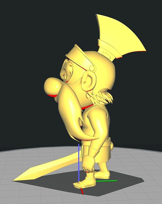 Centurion Sam 3D OBJ Model — view 2