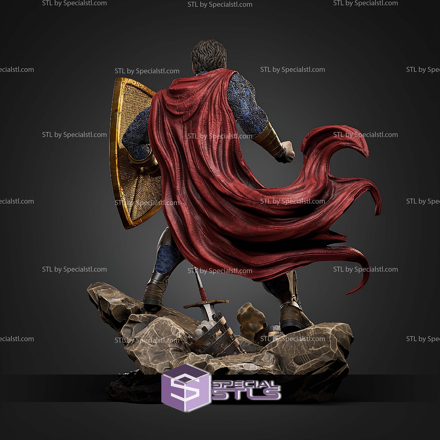 Eric Dungeons And Dragons STL Files 3D Model — view 2