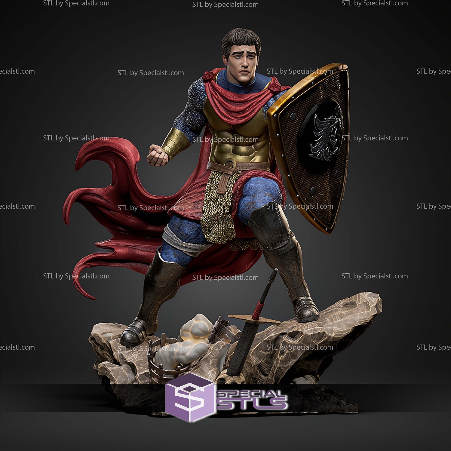 Eric Dungeons And Dragons STL Files 3D Model — view 4