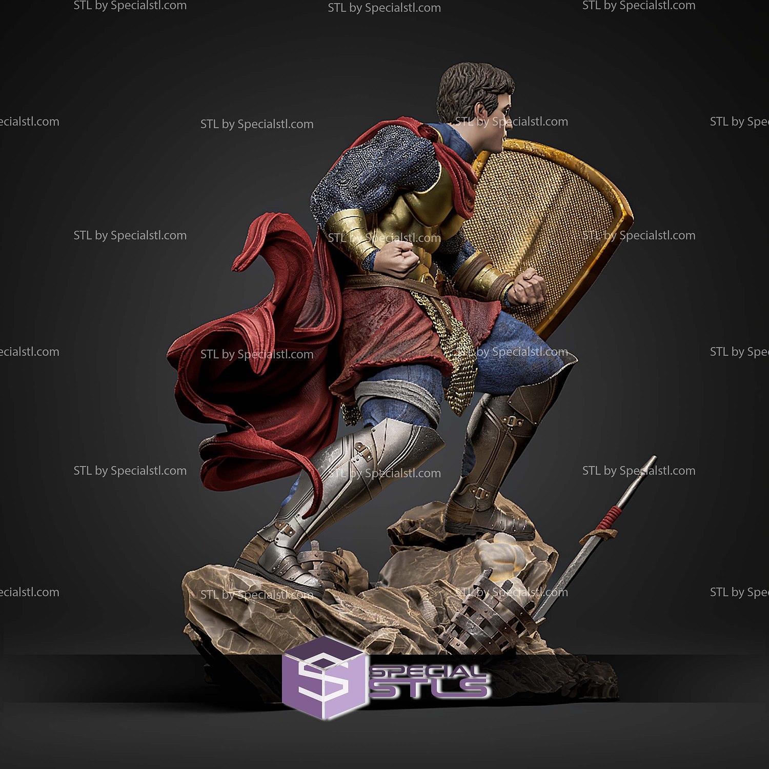 Eric Dungeons And Dragons STL Files 3D Model — view 5