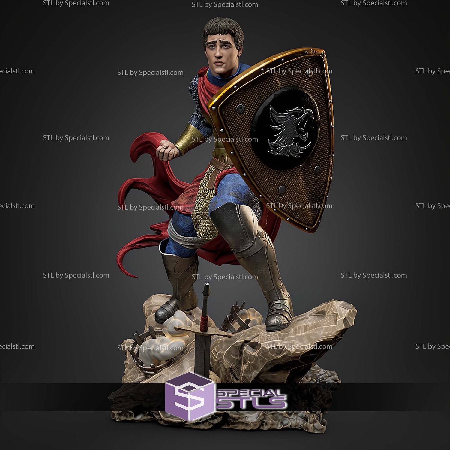 Eric Dungeons And Dragons STL Files 3D Model — view 6