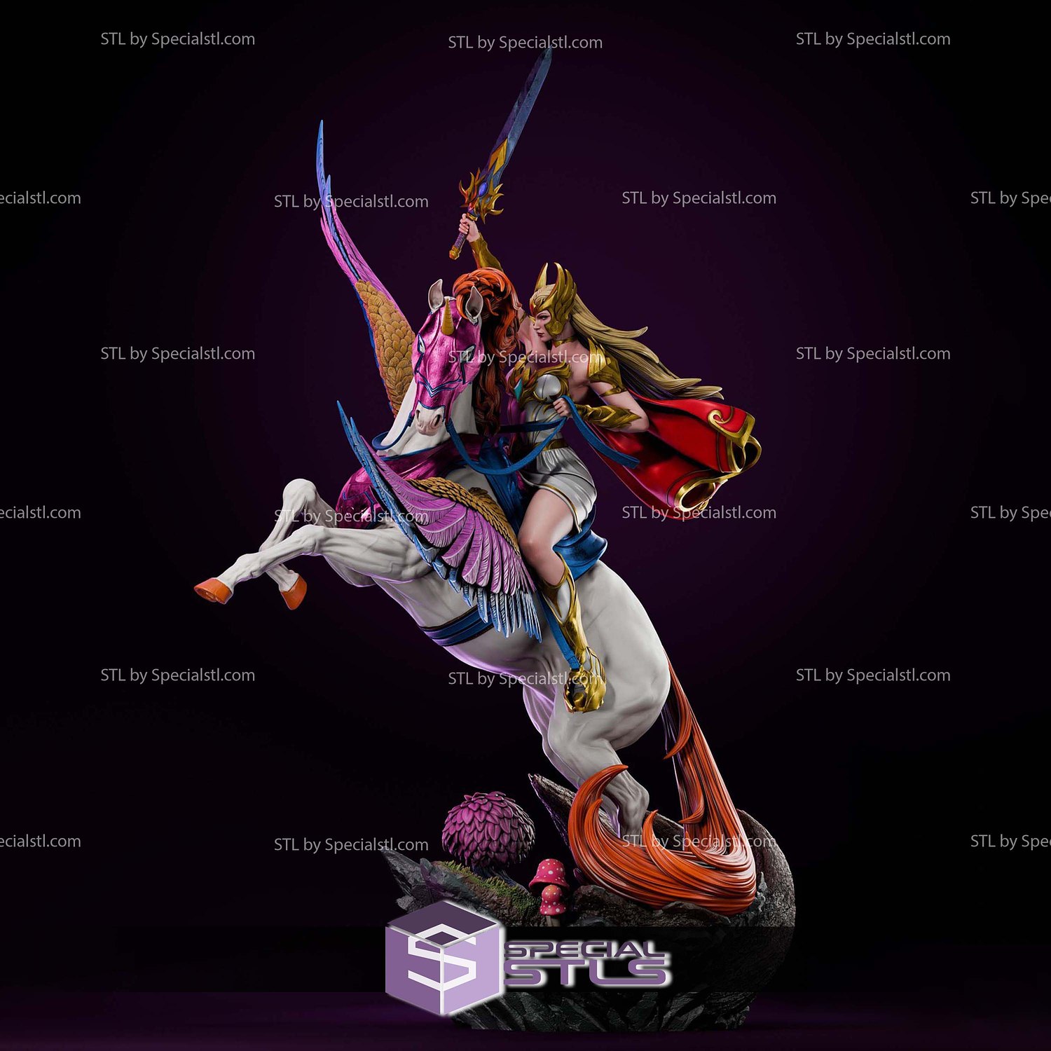 She-Ra Princess of Power 3D Printer Files STL Model — view 3