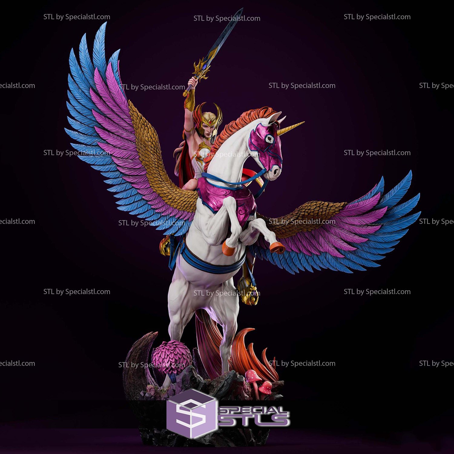 She-Ra Princess of Power 3D Printer Files STL Model — view 4