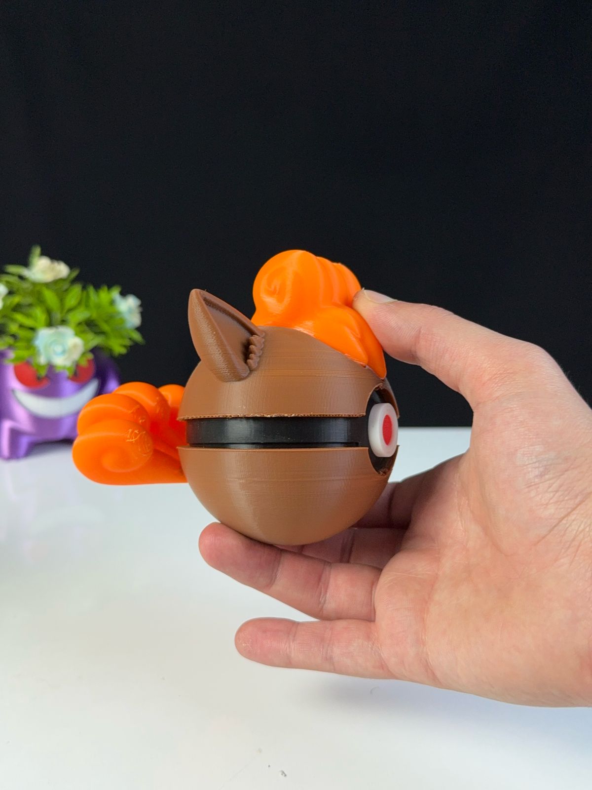 Vulpix Pokeball 3D 3MF Model