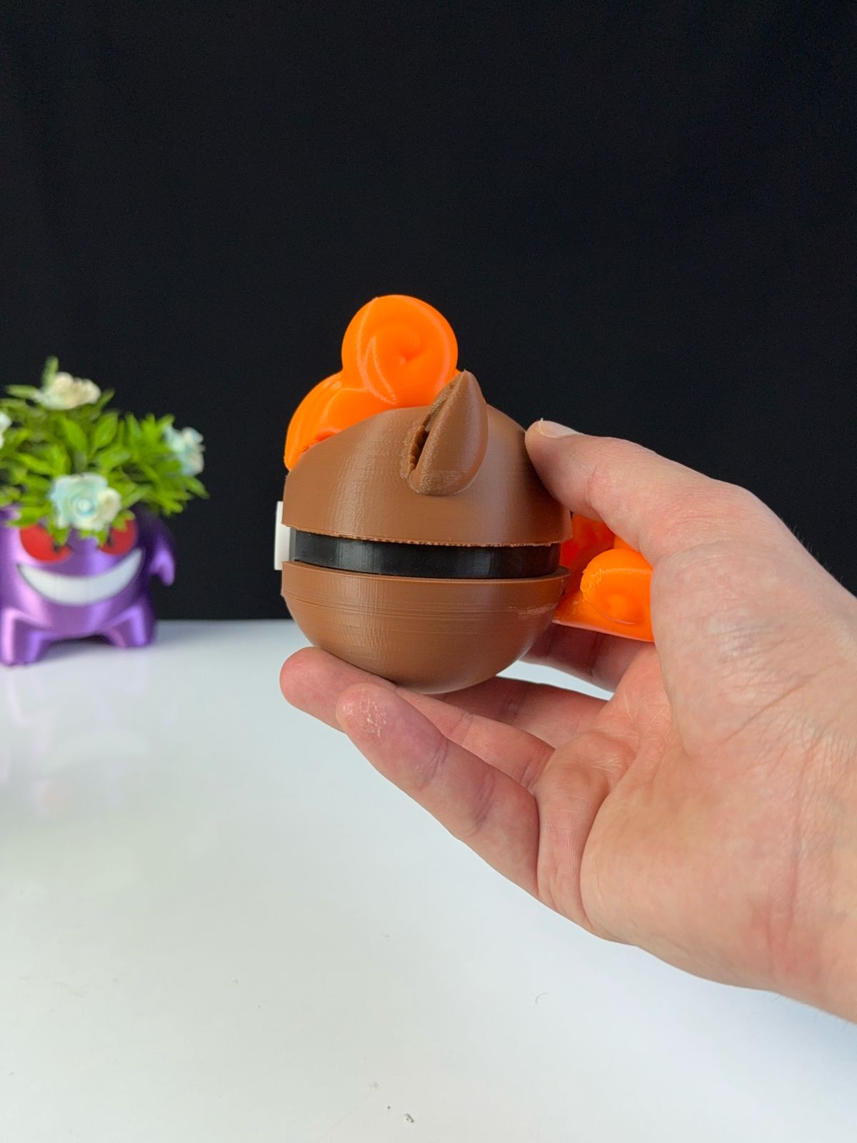 Vulpix Pokeball 3D 3MF Model — view 3