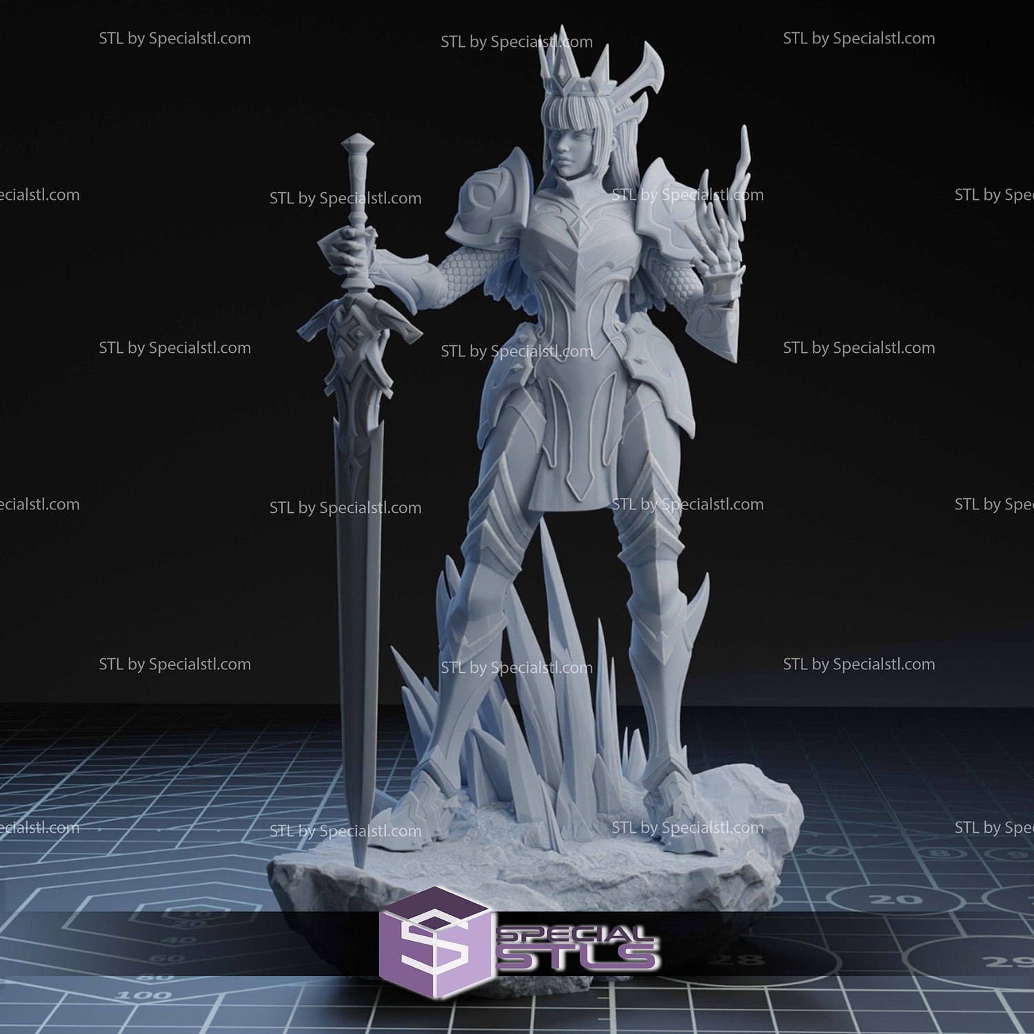 Magik Marvel Rivals STL Files 3D Model — view 4
