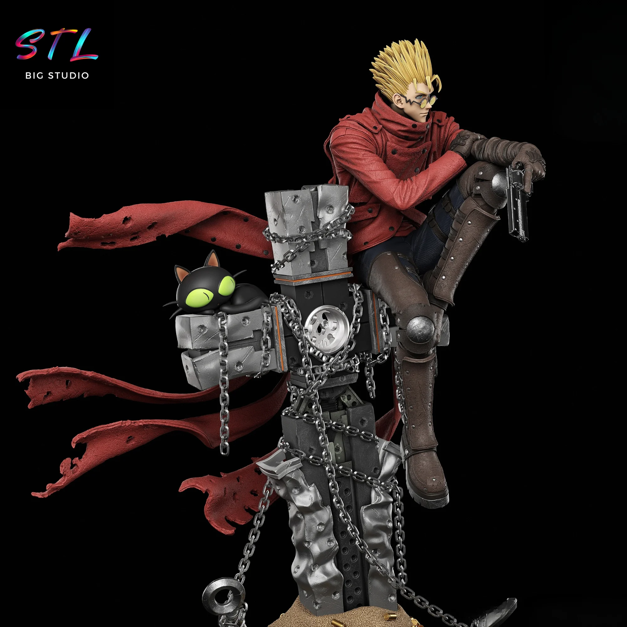 Vash the Stampede STL | Trigun | 3D Printable Model Model — view 2