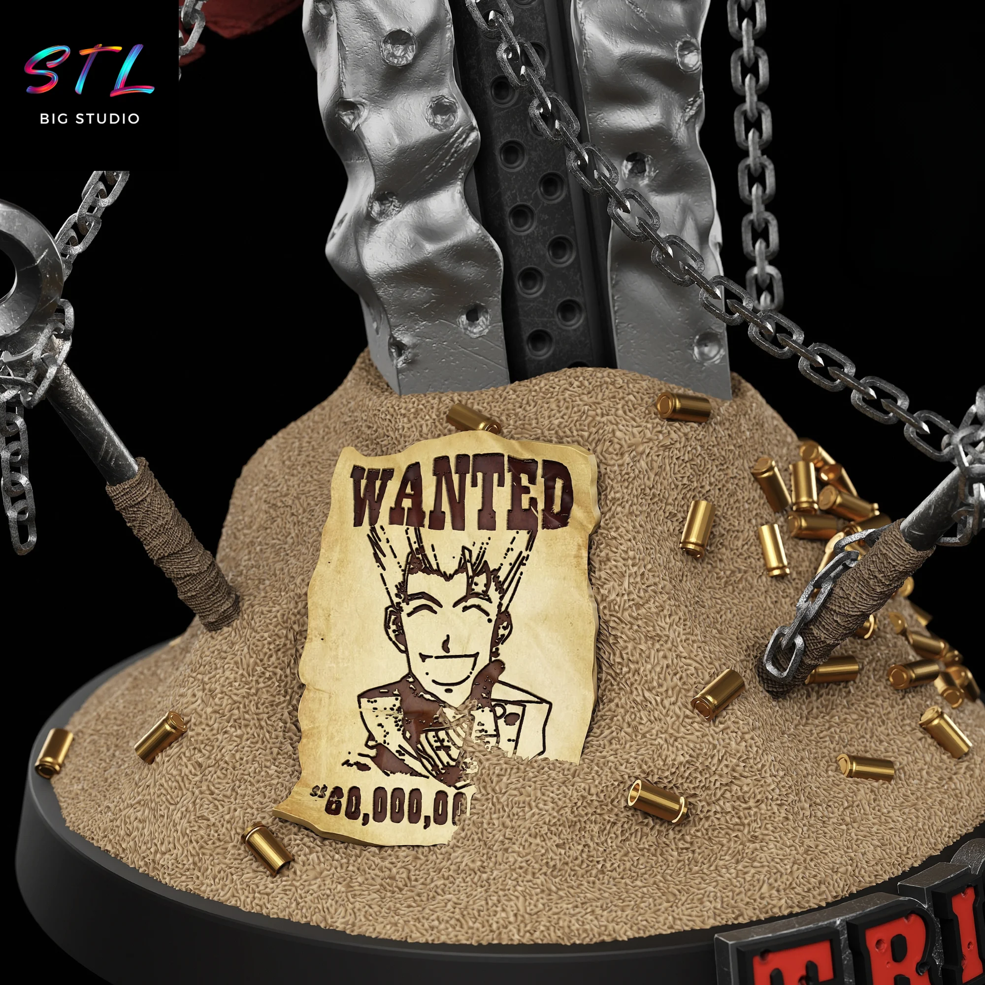 Vash the Stampede STL | Trigun | 3D Printable Model Model — view 5