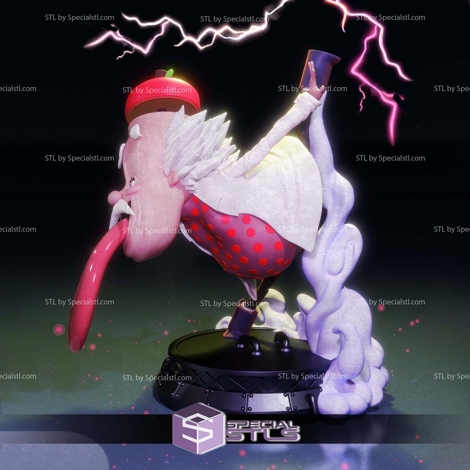 Vegapunk One Piece 3D Printer Files STL Model — view 2