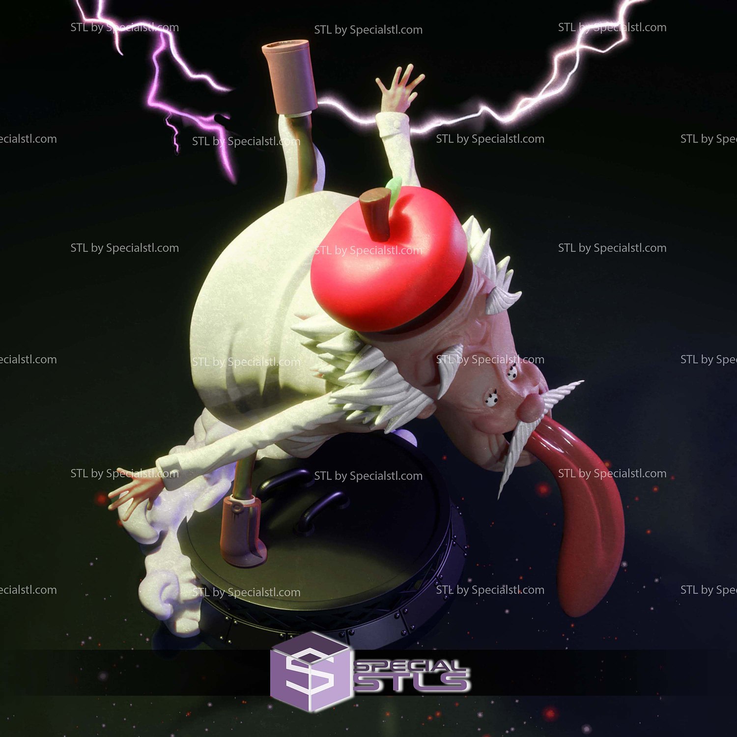 Vegapunk One Piece 3D Printer Files STL Model — view 4