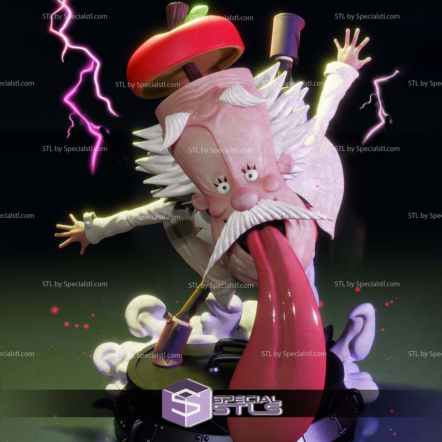 Vegapunk One Piece 3D Printer Files STL Model — view 5