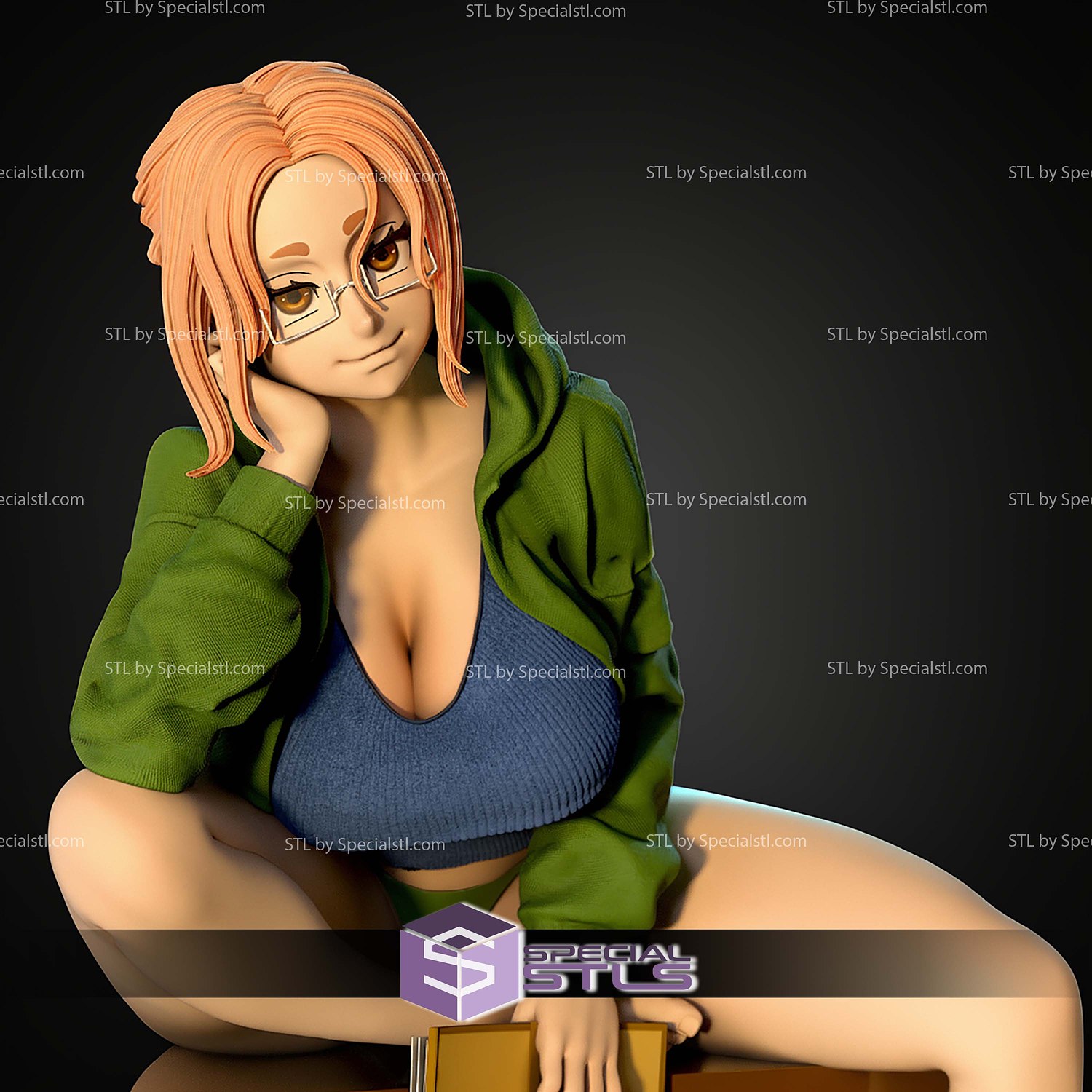 Sumireko Ogawa Anime STL Files 3D Model — view 2