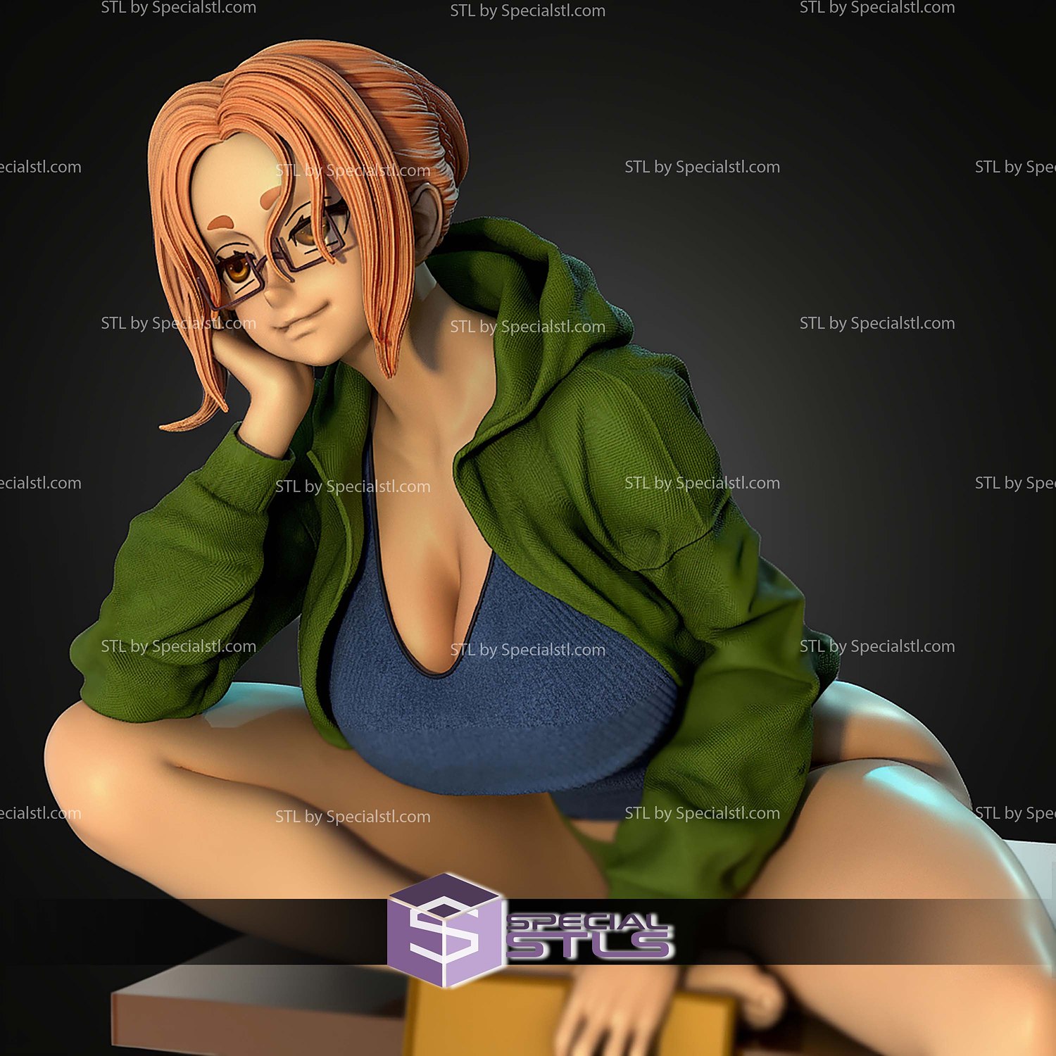 Sumireko Ogawa Anime STL Files 3D Model — view 4