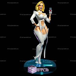 Emma Frost and Wine 3D Printer Files STL Model