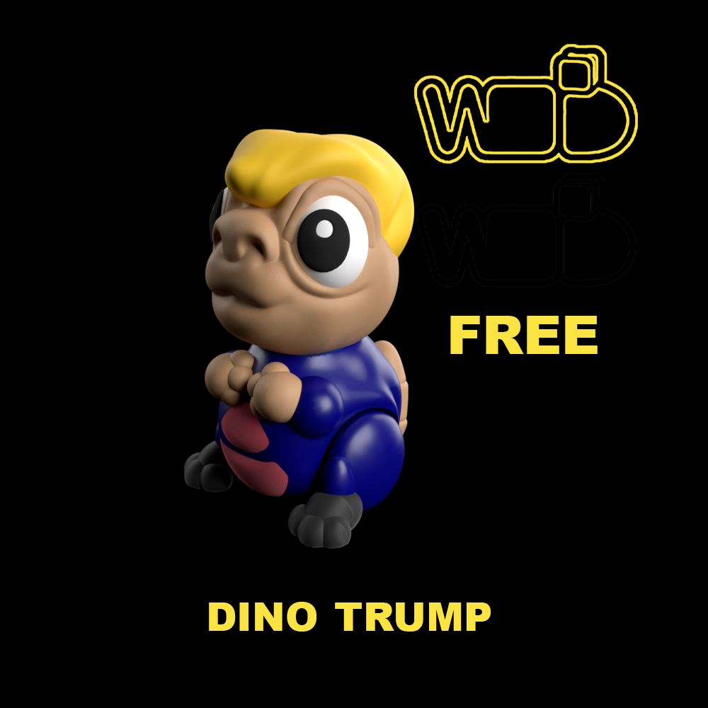DINO TRUMP 3D 3MF Model
