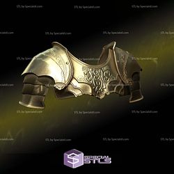 Cosplay STL Files Kratos God of War Armor 3D Model