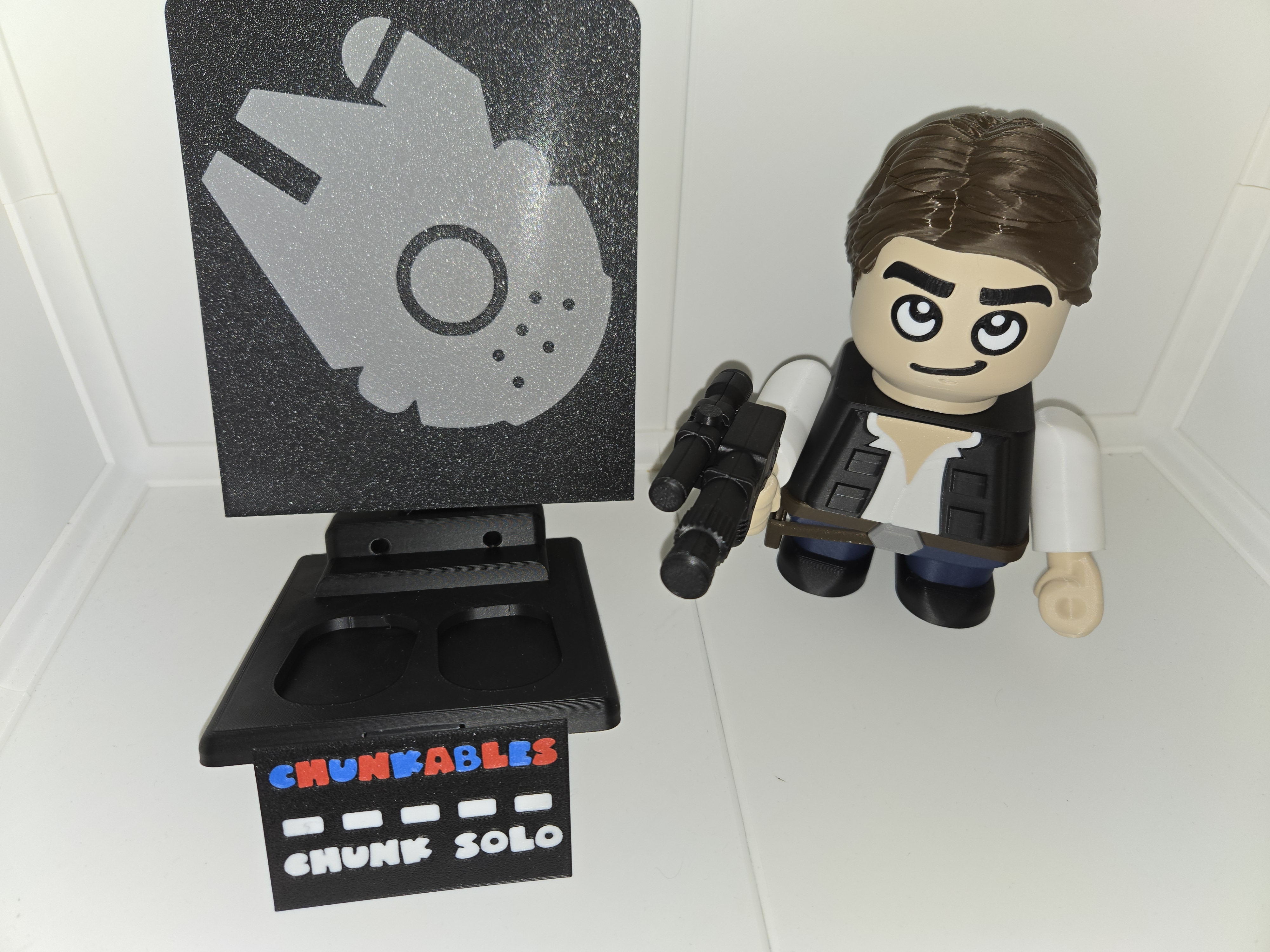Chunk Solo Multicolor Nameplates and Backer 3D 3MF Model