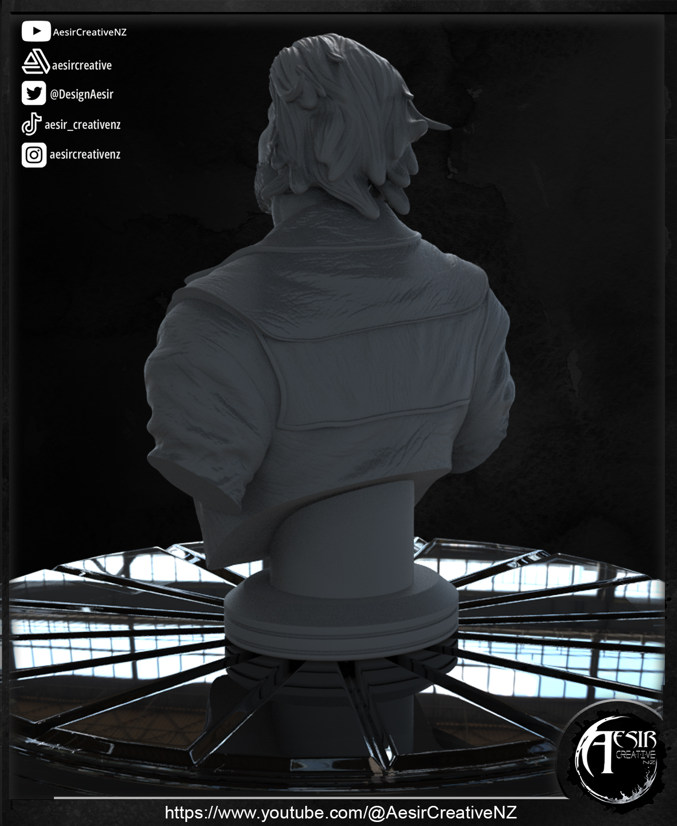 VANDER - ARCANE - BUST 3D STL Model