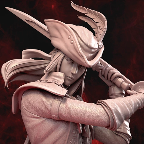 Lady Maria 3D Printer Files | Assembly STL Model