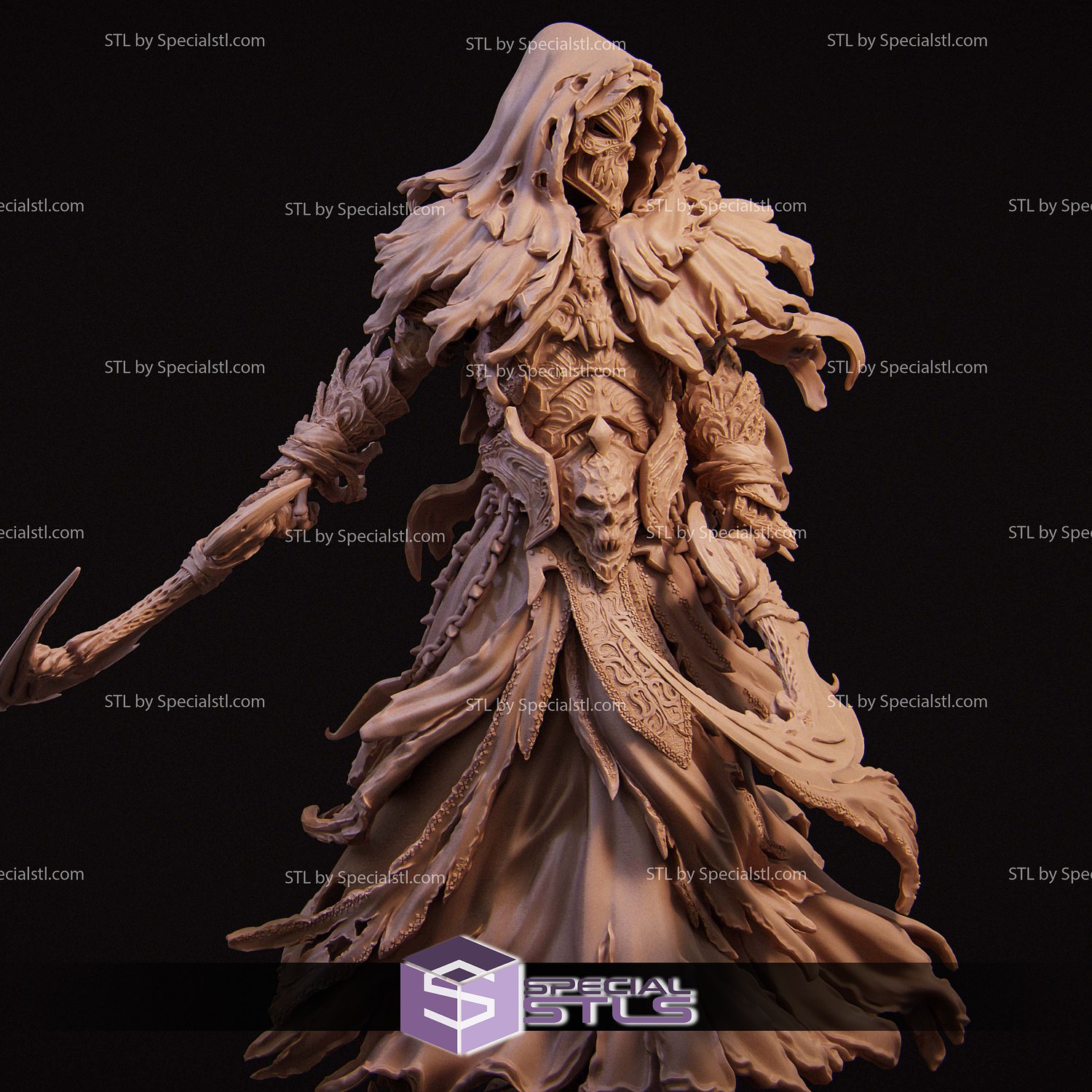 The Four Horseman Death Standalone STL Files 3D Model — view 5