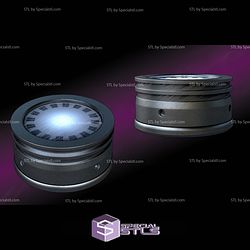 Cosplay STL Files Mandalorian light up Holopuck 3D Model