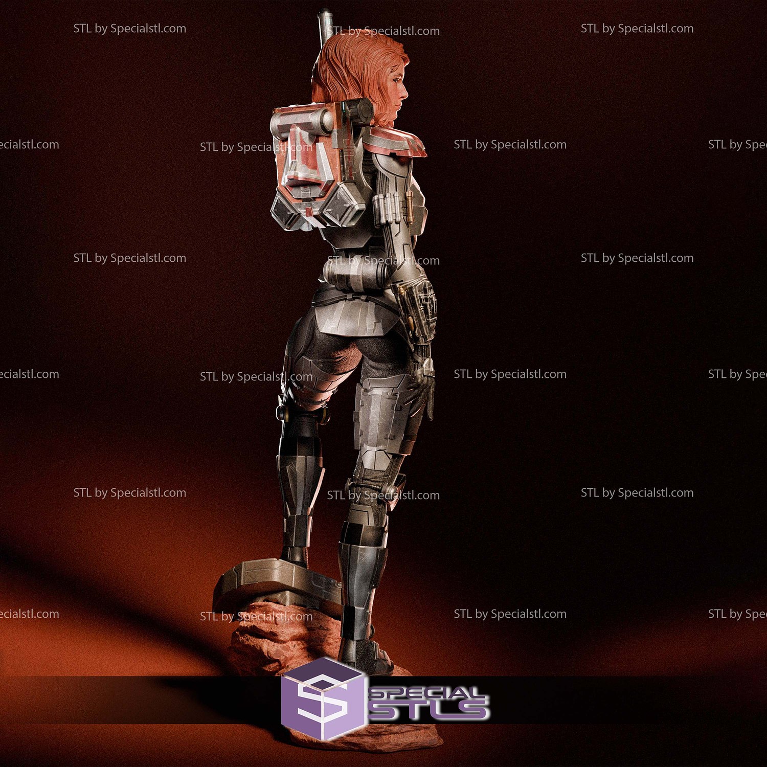 Shae Vizla Mandalorian 3D Printer Files STL Model — view 5