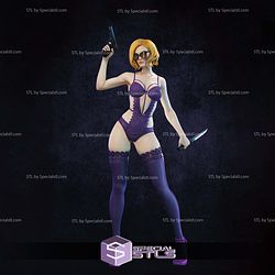 Nina Williams Tekken 8 Beach Outfit Sculptures 3D Printing STL Model
