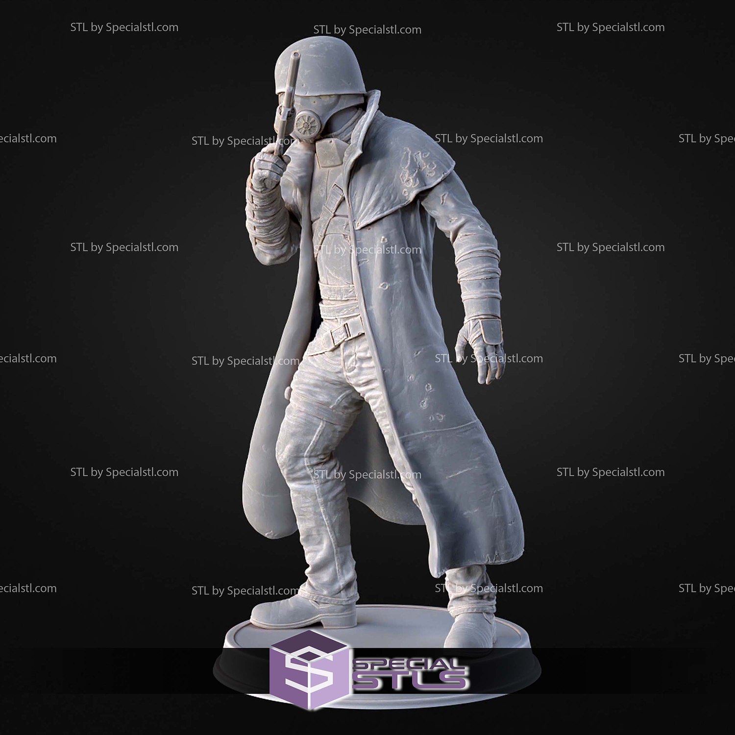 NCR Ranger Pose 2 3D Printer Files STL Model — view 2