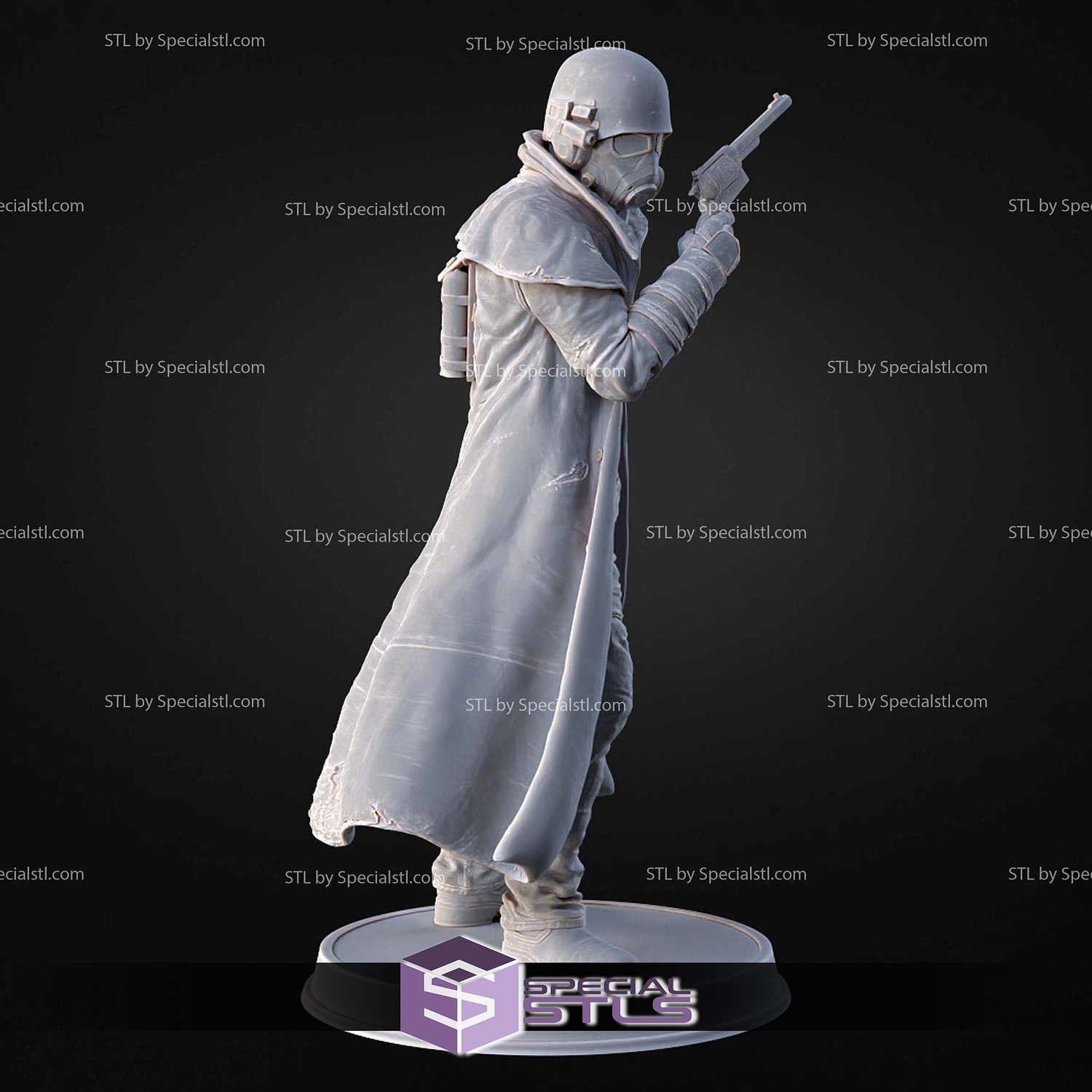NCR Ranger Pose 2 3D Printer Files STL Model — view 4
