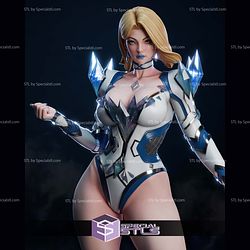 Emma Frost Marvel Rivals Crystal 3D Printer Files STL Model