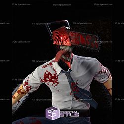 Denji Blood Diorama Chainsaw Man 3D Printer Files STL Model