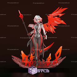Arlecchino Genshin Impact V2 3D Printer Files STL Model